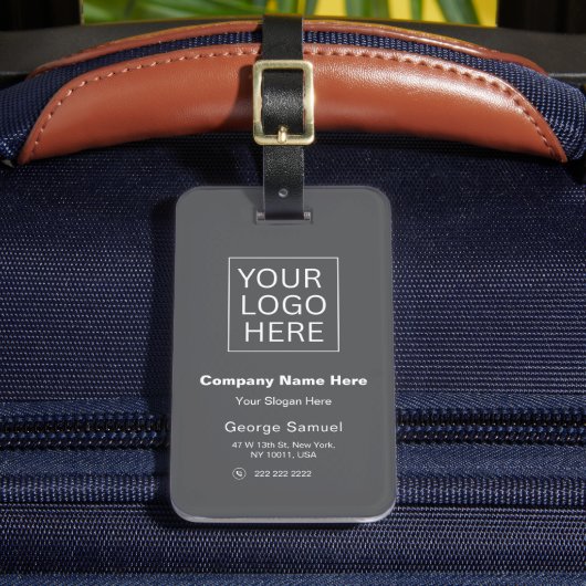 シンプルミニマカスタムリスト文字 ラゲッジタグ (正面インサイチュ2)