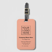 シンプルミニマカスタムリスト文字 ラゲッジタグ (正面縦)