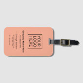 シンプルミニマカスタムリスト文字 ラゲッジタグ (正面横)