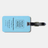 シンプルミニマカスタムリスト文字 ラゲッジタグ (裏面横)