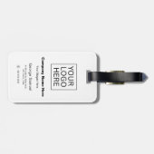 シンプルミニマカスタムリスト文字 ラゲッジタグ (裏面横)