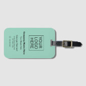 シンプルミニマカスタムリスト文字 ラゲッジタグ (正面横)