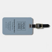 シンプルミニマカスタムリスト文字 ラゲッジタグ (正面横)