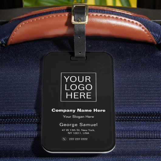 シンプルミニマカスタムリスト文字 ラゲッジタグ (正面インサイチュ2)