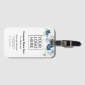 シンプルミニマカスタムリスト文字 ラゲッジタグ (正面横)