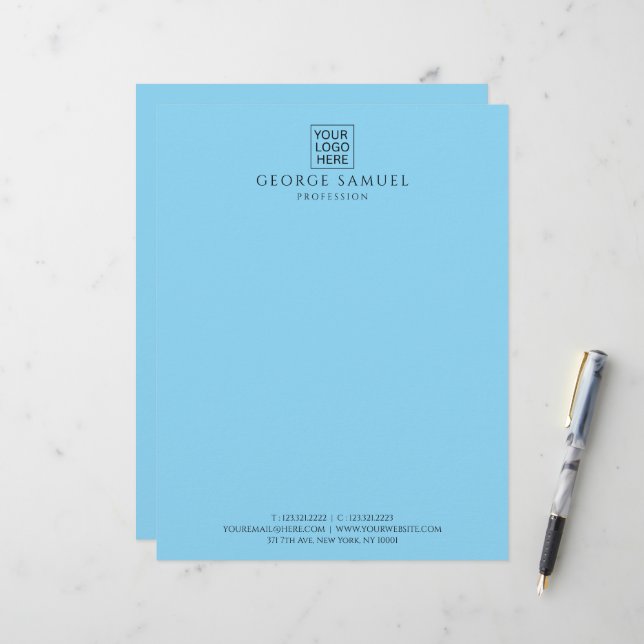 シンプルミニマカスタムリスト文字 レターヘッド (正面/裏面インサイチュ)