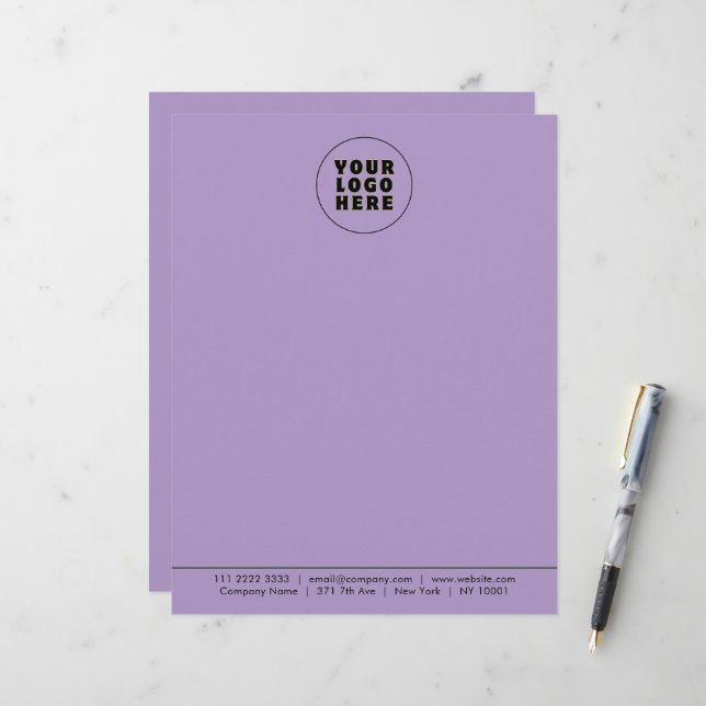 シンプルミニマカスタムリスト文字 レターヘッド (正面/裏面インサイチュ)