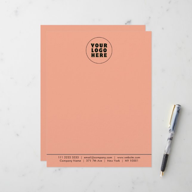 シンプルミニマカスタムリスト文字 レターヘッド (正面/裏面インサイチュ)