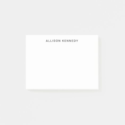 シンプルミニマモダンリクラシックBASICブラックグレー ポストイット (正面)