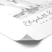 シンプルミニマモダンリストのシック写真の代替 ポスター (角)