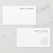 シンプルミニマモダンリストテンプレートプロフェッショナルトップ 名刺 (正面/裏面)