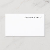 シンプルミニマモダンリストテンプレートプロフェッショナルトップ 名刺 (正面)