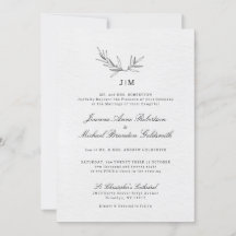 シンプルミニマモダンリストユーカリ結婚オリーブ