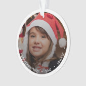 シンプルミニマモダンリスト写真 オーナメント (正面)