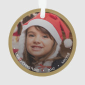 シンプルミニマモダンリスト写真 オーナメント (裏面)