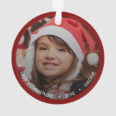 シンプルミニマモダンリスト写真 オーナメント (裏面)