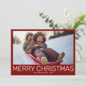 シンプルミニマモダンリスト写真 シーズンカード (スタンド正面)