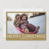 シンプルミニマモダンリスト写真 シーズンカード (正面)