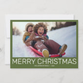 シンプルミニマモダンリスト写真 シーズンカード (正面)