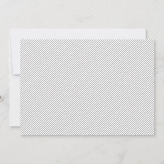 シンプルミニマモダンリスト型フォト誕生 案内状 (裏面)