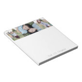 シンプルミニマモダンリスト家族3写真 ノートパッド (アングル)