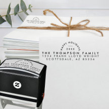 シンプルミニマモダンリスト差出人住所クリスマス