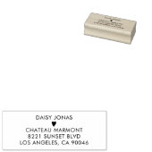 シンプルミニマモダンリスト差出人住所 ラバースタンプ (押印)