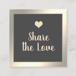 シンプルミニマモダンリスト金ゴールド紹介カード 紹介カード