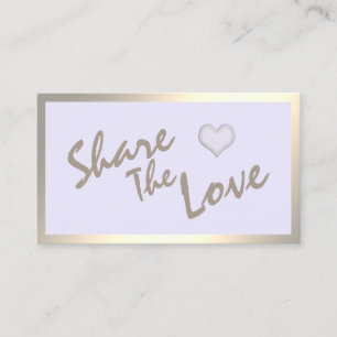 シンプルミニマモダンリスト金ゴールド紹介カード 紹介カード