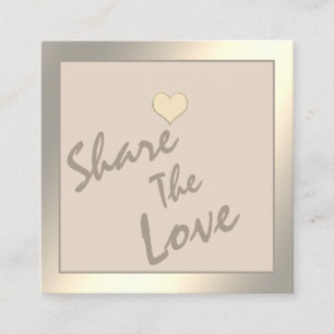 シンプルミニマモダンリスト金ゴールド紹介カード 紹介カード