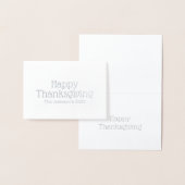 シンプルミニマモダンリスト銀箔 箔カード (ディスプレー)