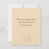 シンプルミニマモダンリスト シーズンカード (裏面)