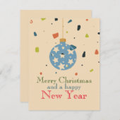 シンプルミニマモダンリスト シーズンカード (正面/裏面)