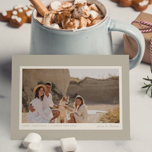 シンプルミニマモダンリストRepose Gray 1写真 シーズンポストカード