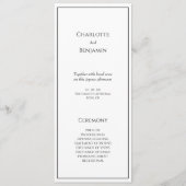 シンプルミニマモダンリス結婚ト計画 プログラム (正面)