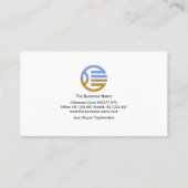 シンプルミニマリストの赤線ボタン創始者CEO 名刺 (裏面)