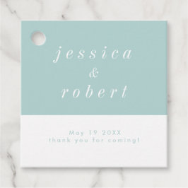 シンプルミニマリストエアリーパステル結婚ズ フェイバータグ