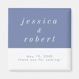 シンプルミニマリストエアリーパステル結婚ズ マグネット