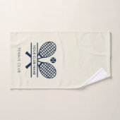 シンプルミニマリストクラブネームテニスチーム ハンドタオル (ハンドタオル)