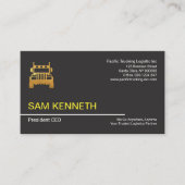 シンプルミニマリストホワイトライン社長CEO 名刺 (正面)