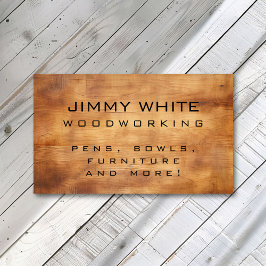 シンプルミニマリスト木工木工木工 名刺