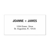 シンプルミニマリスト白黒 セルフインキングスタンプ (デザイン)