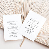 シンプルミニマリスト表結婚裏 招待状