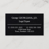 シンプルミニマリスト 名刺 (正面)