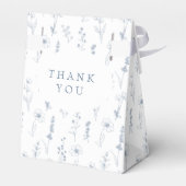 シンプルミニマリストPeriwinkleワイルドフラワー結婚ズ フェイバーボックス (裏面サイド)