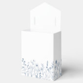 シンプルミニマリストPeriwinkleワイルドフラワー結婚ズ フェイバーボックス (オープン)