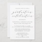 シンプルミニマルなアーチ書道グラード招待状 招待状 (裏面)