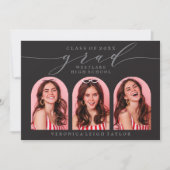 シンプルミニマルなアーチ書道グラード招待状 招待状 (正面)