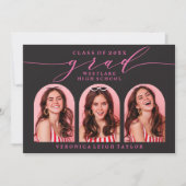 シンプルミニマルなアーチ書道グラード招待状 招待状 (正面)