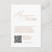 シンプルミニマルなハネムーン基金が望み エンクロージャーカード (正面)